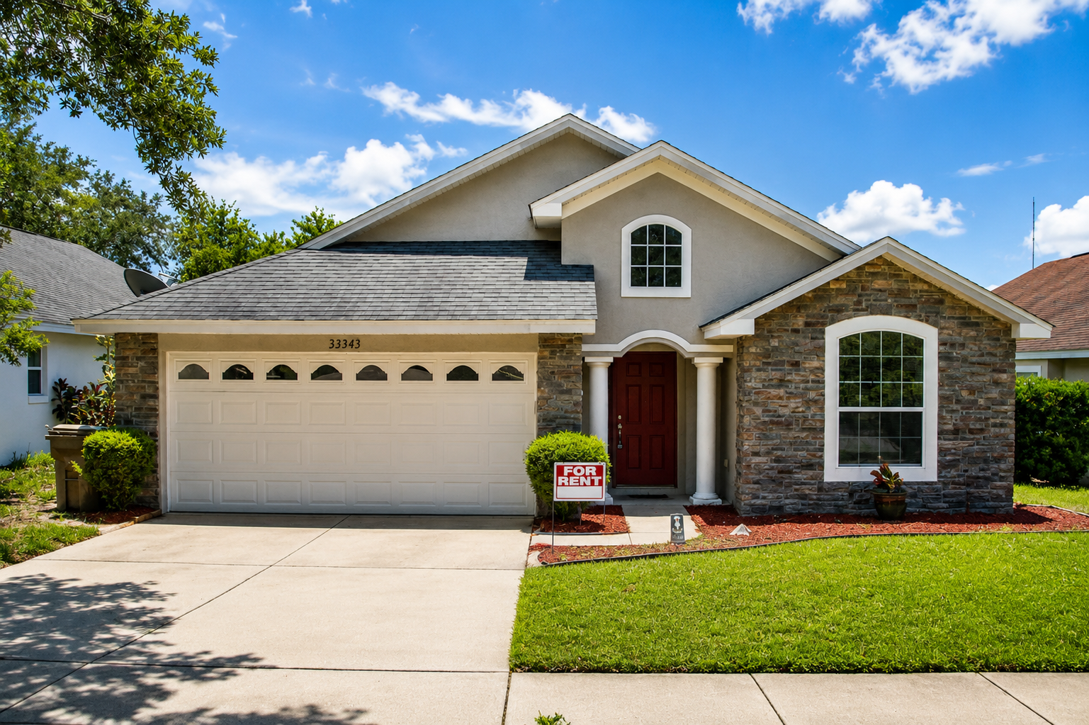 Home exterior front view