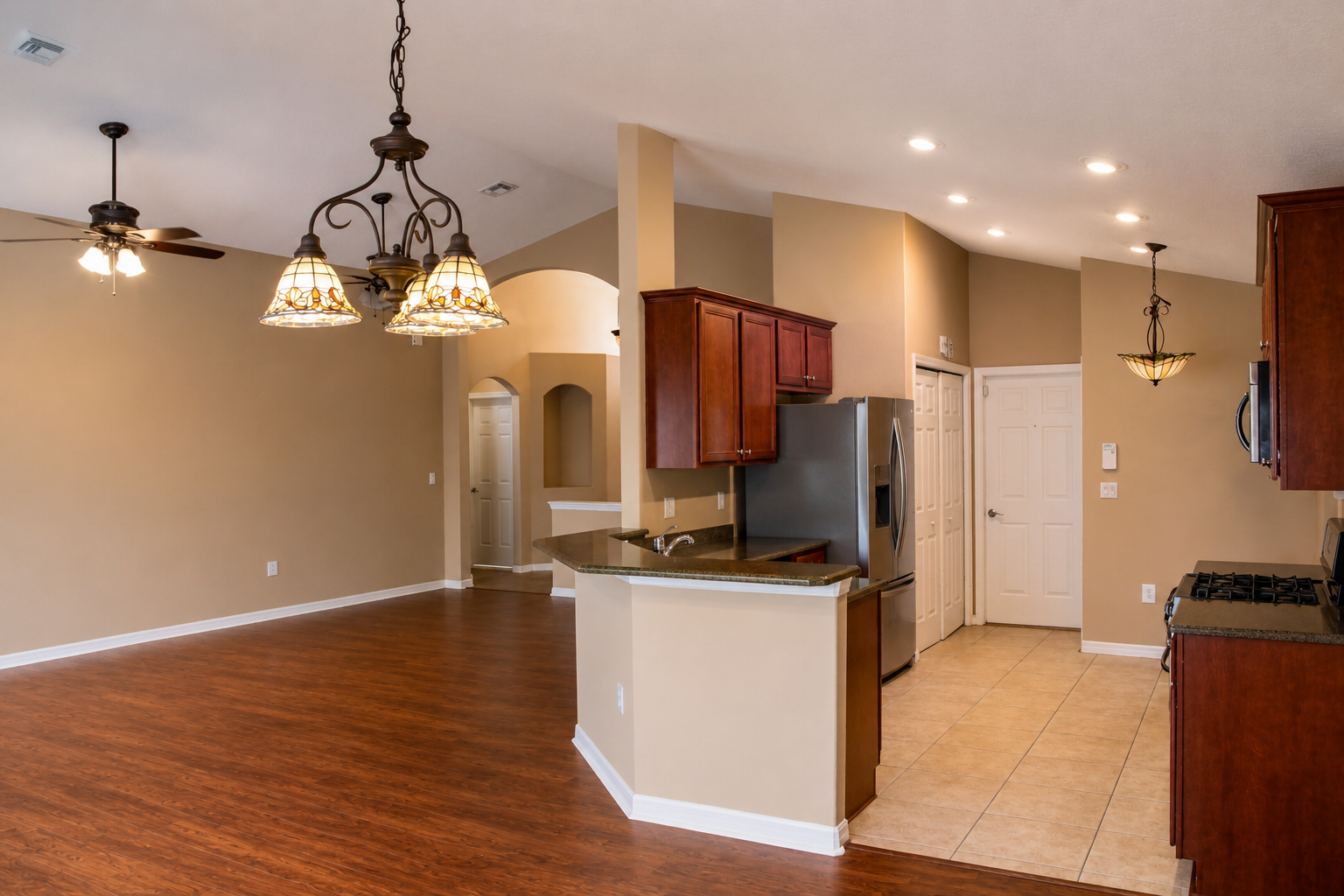 Open kitchen and great room